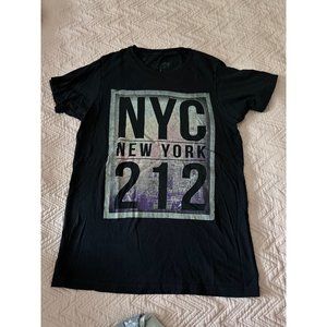 Brewery Supply Co. black men's tshirt NYC 212 Small